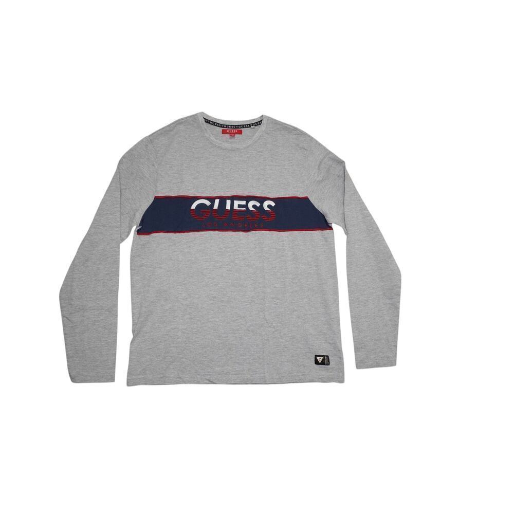 Guess Los Angeles Long Sleeve Logo Tee – Size L
